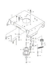 Engine Plate parts for Husqvarna Riding Mower Tractor 966612301 from AppliancePartsPros.com