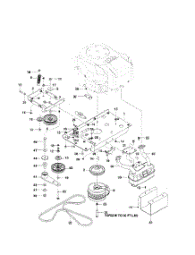Engine Plate-966690501 parts for Husqvarna Riding Mower Tractor 966613101 from AppliancePartsPros.com