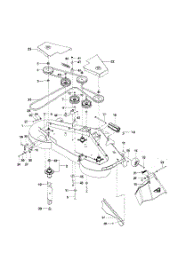 Mower Deck  /  Cutting Deck-61" Deck parts for Husqvarna Riding Mower Tractor 966613101 from AppliancePartsPros.com