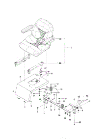 Seat parts for Husqvarna Riding Mower Tractor 966613101 from AppliancePartsPros.com