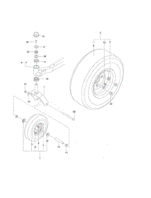 Wheels  /  Tires parts for Husqvarna Riding Mower Tractor 966809001 from AppliancePartsPros.com