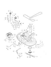 Mower Deck  /  Cutting Deck parts for Husqvarna Riding Mower Tractor 966809001 from AppliancePartsPros.com