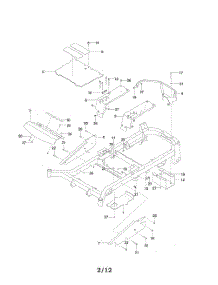 Frame parts for Husqvarna Riding Mower Tractor 967003901 from AppliancePartsPros.com