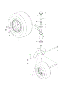 Wheels & Tires parts for Husqvarna Riding Mower Tractor 96732390300 from AppliancePartsPros.com