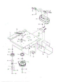 Engine Mounting  /  Guard  /  Muffler parts for Husqvarna Riding Mower Tractor 96732410100 from AppliancePartsPros.com