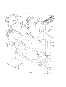 Frame parts for Husqvarna Riding Mower Tractor 96732440100 from AppliancePartsPros.com