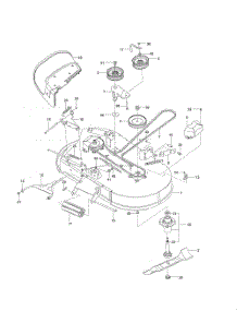 Mower Deck   /   Cutting Deck parts for Husqvarna Riding Mower Tractor 96732440100 from AppliancePartsPros.com