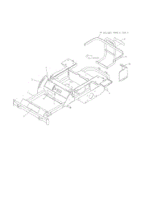 Frame Decals parts for Husqvarna Riding Mower Tractor 968999172 from AppliancePartsPros.com