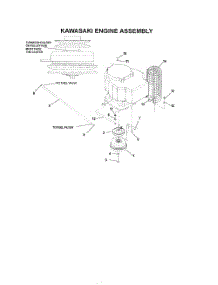 Kawasaki Engine Assembly parts for Husqvarna Riding Mower Tractor 968999220 from AppliancePartsPros.com
