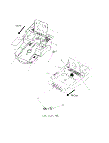 Decals parts for Husqvarna Riding Mower Tractor 968999281 from AppliancePartsPros.com