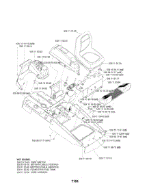 Main Frame parts for Husqvarna Riding Mower Tractor 968999301 from AppliancePartsPros.com