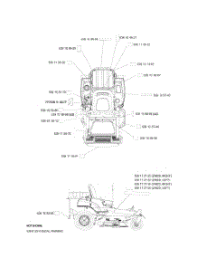 Decals parts for Husqvarna Riding Mower Tractor 968999301 from AppliancePartsPros.com
