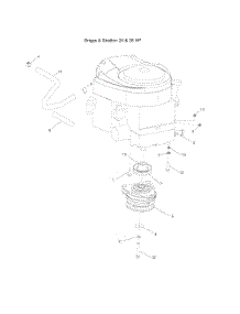 Engine - B & S 24  /  26 Hp parts for Husqvarna Riding Mower Tractor 968999508 from AppliancePartsPros.com