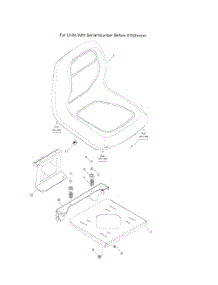 Seat parts for Husqvarna Riding Mower Tractor 968999511 from AppliancePartsPros.com