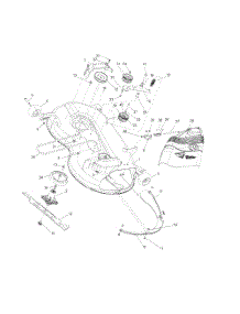 46" Cutting Deck parts for Husqvarna Riding Mower Tractor 968999512 from AppliancePartsPros.com