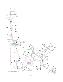 Steering parts for Husqvarna Riding Mower Tractor CTH191 from AppliancePartsPros.com