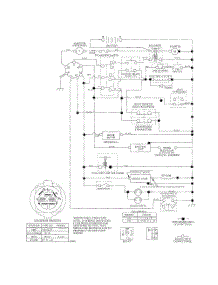 Schematic Diagram parts for Husqvarna Riding Mower Tractor CTH191 from AppliancePartsPros.com