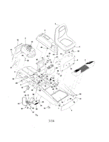 Main Frame parts for Husqvarna Riding Mower Tractor CZ3815 from AppliancePartsPros.com