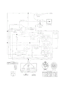 Wiring Schematic parts for Husqvarna Riding Mower Tractor CZ4217 from AppliancePartsPros.com