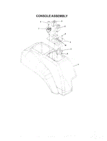 Console Assembly parts for Husqvarna Riding Mower Tractor CZ4817KOA from AppliancePartsPros.com