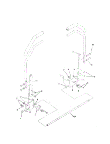 Motion Control Levers parts for Husqvarna Riding Mower Tractor CZ4817KOA from AppliancePartsPros.com