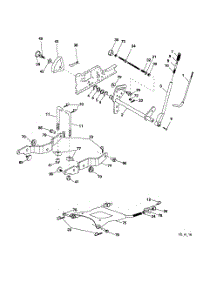 Lift parts for Husqvarna Riding Mower Tractor GT2254 from AppliancePartsPros.com