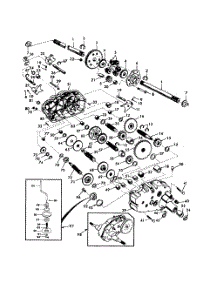Gear Drive Transaxle parts for Husqvarna Riding Mower Tractor GT2254 from AppliancePartsPros.com