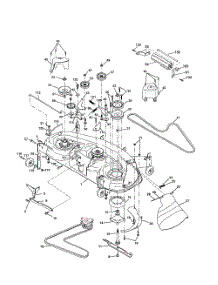 Mower Deck parts for Husqvarna Riding Mower Tractor GTH2548B from AppliancePartsPros.com