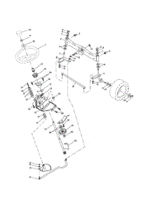 Steering Assembly parts for Husqvarna Riding Mower Tractor GTH2654 from AppliancePartsPros.com