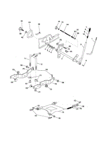 Lift Assembly parts for Husqvarna Riding Mower Tractor GTH2654 from AppliancePartsPros.com