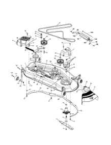 Mower Deck parts for Husqvarna Riding Mower Tractor GTH2654 from AppliancePartsPros.com