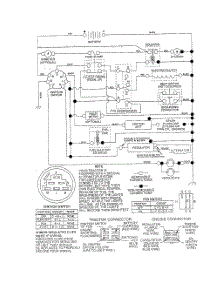 Schematic parts for Husqvarna Riding Mower Tractor HCYTH180C from AppliancePartsPros.com