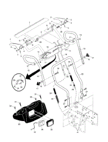Handles Assembly parts for Husqvarna Snow Removal Equipment HL1027 STEB from AppliancePartsPros.com