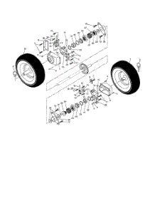 Wheels parts for Husqvarna Snow Removal Equipment HL1027 STEB from AppliancePartsPros.com