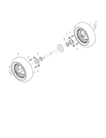Wheels And Tires parts for Husqvarna Snow Removal Equipment HL1027STEA from AppliancePartsPros.com