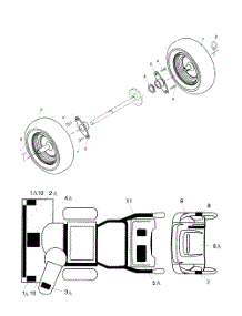 Wheels  /  Decals parts for Husqvarna Snow Removal Equipment HL8527STEA from AppliancePartsPros.com