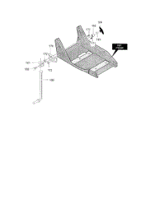 Bracket Curb Hop parts for Husqvarna Edger LE389 from AppliancePartsPros.com