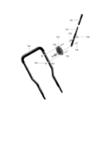Upper Handle parts for Husqvarna Edger LE389 from AppliancePartsPros.com