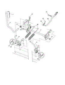 Mower Lift parts for Husqvarna Riding Mower Tractor LGTH2454 from AppliancePartsPros.com