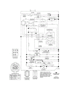 Schematic Diagram parts for Husqvarna Riding Mower Tractor LGTH2454 from AppliancePartsPros.com