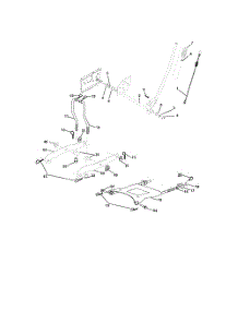 Mower Lift parts for Husqvarna Riding Mower Tractor LO21H48A from AppliancePartsPros.com