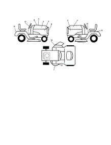 Decals parts for Husqvarna Riding Mower Tractor LO21H48E from AppliancePartsPros.com