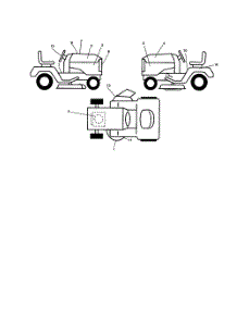 Decals parts for Husqvarna Riding Mower Tractor LO21H48F from AppliancePartsPros.com