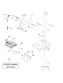 Engine parts for Husqvarna Riding Mower Tractor LO21H48F from AppliancePartsPros.com