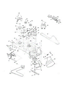 Mower Deck parts for Husqvarna Riding Mower Tractor LO21H48G from AppliancePartsPros.com