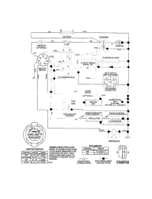 Schematic parts for Husqvarna Riding Mower Tractor LO21H48G from AppliancePartsPros.com