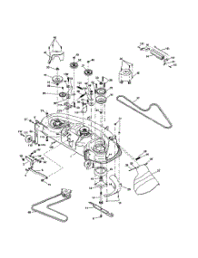 Mower Deck parts for Husqvarna Riding Mower Tractor LO21H48H from AppliancePartsPros.com