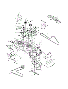 Mower Deck parts for Husqvarna Riding Mower Tractor LO21H48J from AppliancePartsPros.com