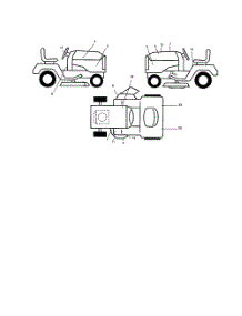 Decals parts for Husqvarna Riding Mower Tractor LOGT25H48A from AppliancePartsPros.com