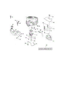 Engine parts for Husqvarna Riding Mower Tractor LOGTH2448T from AppliancePartsPros.com